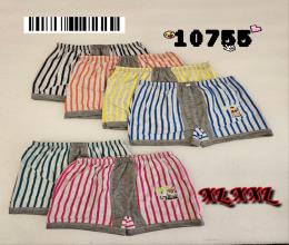 شورت پسرانه پادار ملانژ راه راه 10755