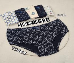 شورت لاکرا پنبه تمام چاپ 10864 XXL