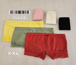 شورت زنانه نخی نیم پا 11224