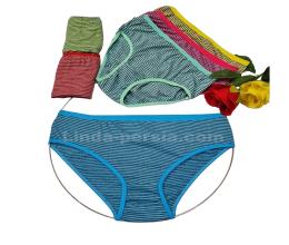 شورت راه راه ملانژ 