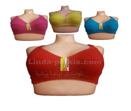 سوتین زنانه نخی خالدار 