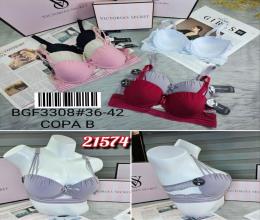 سوتین اسفنجی فنردار 21574