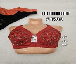 سوتین حریرگلدوزی کش باریک زیر بافت 21783