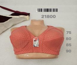 سوتین تمام نخی طرح دار 21800