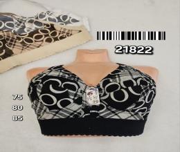 سوتین یاردی طرح دار زیرنخ کش پهن  21822