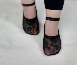 جوراب پاپوش زنانه بندی 